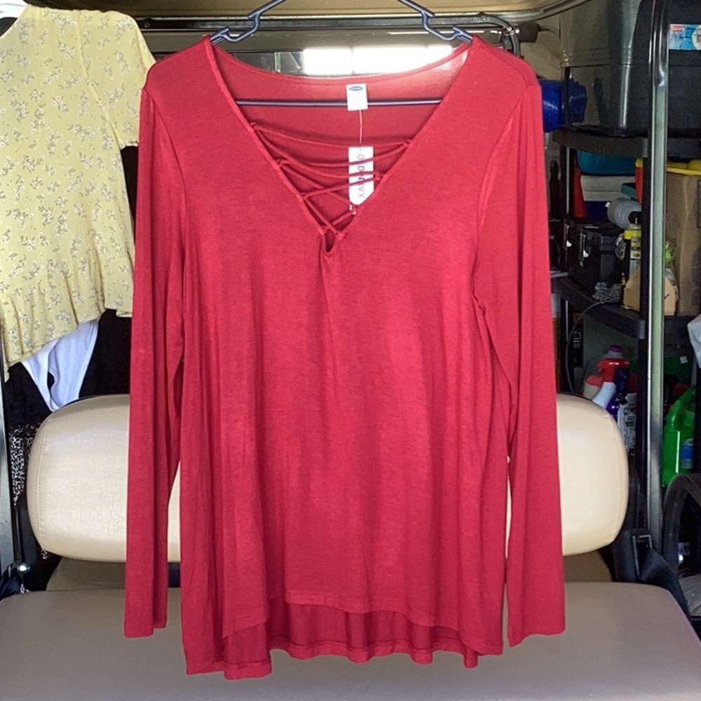 Old navy open breasted blouse